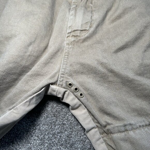Maharishi Pants Mens Large (34W) Beige Hemp Military Streetwear Utility Pockets - Picture 7 of 13